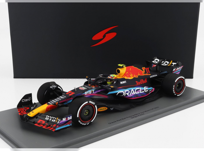 RED BULL F1 Rb19 Team Oracle Red Bull Racing №11 2nd Miami Gp (2023) Sergio Perez, Matt Blue