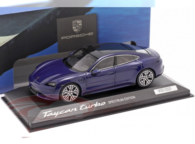 PORSCHE Taycan Turbo Spectrum Edition 2020 gentian blue