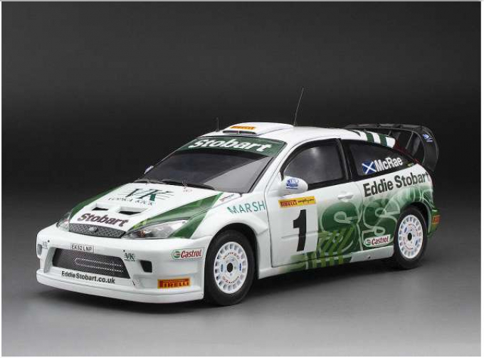 FORD Focus Rs Wrc 03 N 1 Rally Pirelli International (2005) Colin Mcrae, White