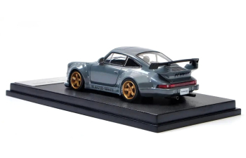 PORSCHE RWB 930 3.8 Type Wing, nardo gray with gold rims