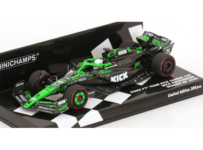 SAUBER F1 C45 Team Stake Kick №27 Australian Gp (2025) Nico Hulkenberg, Green Black