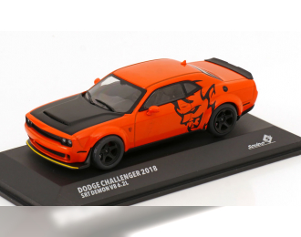 DODGE Challenger SRT Demon V8 6 2l (2018), orange-matt-black