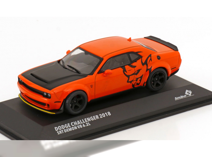 DODGE Challenger SRT Demon V8 6 2l (2018), orange-matt-black