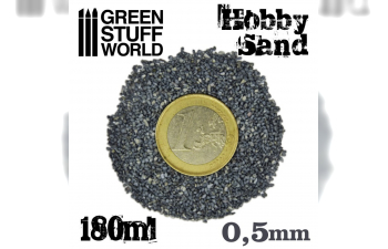 Песок, 180 мл цвет Серый / Fine Hobby Sand 180ml - Grey