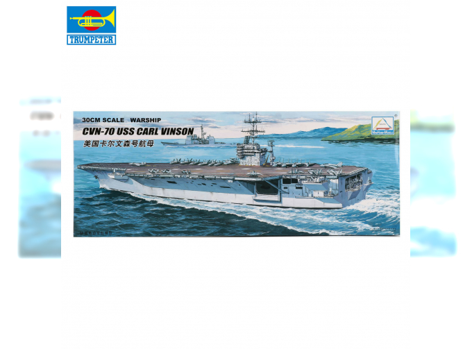 Сборная модель Electric aircraft carriers - American Carl Vinson