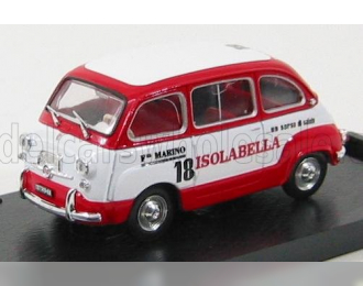 FIAT 600D MULTIPLA - AMARO 18 ISOLABELLA, WHITE RED