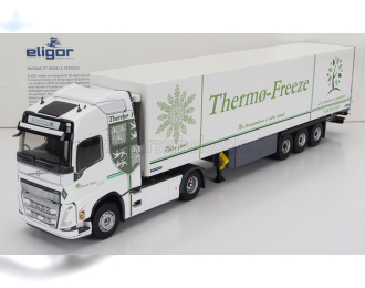VOLVO Fh4 Truck Semi-frigo Thermo-freeze Transport (2020), White Green