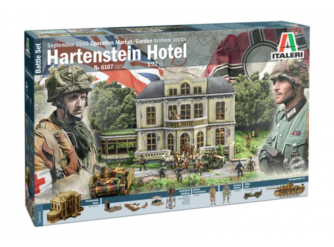 Сборная модель Hartenstein Hotel Military Operation Market 1944