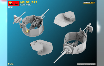 Сборная модель TANK M3 Stuart Military 1945