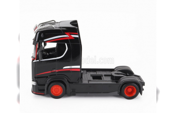 SCANIA S770 V8 TRACTOR TRUCK 2-ASSI (2021), black