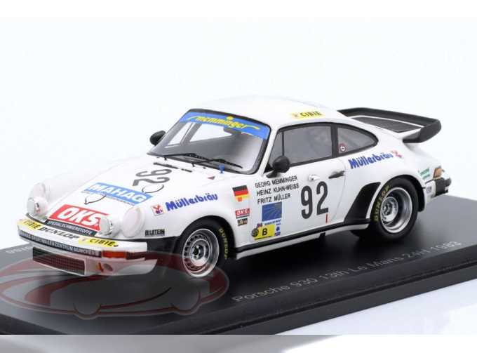 PORSCHE 930 Turbo №92 Georg Memminger, Heinz Kuhn-Weiss, Fritz Müller (1983)