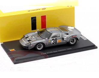 FORD GT40 #38 8th 1000km Spa David Prophet, Richard Bond (1968)