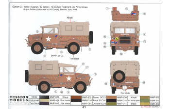 Сборная модель British Bedford MWR FFW Radio Command Truck