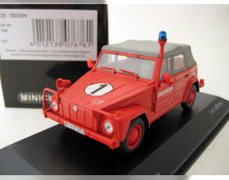 VOLKSWAGEN 181 Bundeswehr Feuerwehr (1969), red