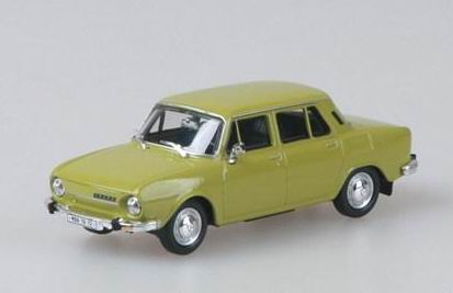 SKODA 110L 1972, olive green
