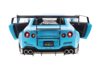 NISSAN GT-R (R35) W/ Liberty Walk bodykit 2.0 (2024), blue