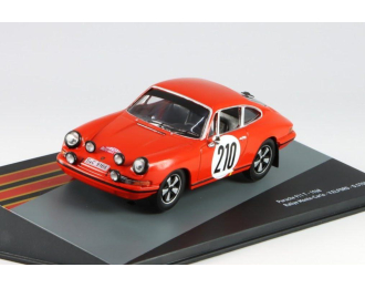 PORSCHE 911T #210 Rallye Monte-Carlo V.Elford/D.Stone (1968), red