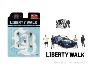 Team Liberty Walk Figure set of 5 Figures.