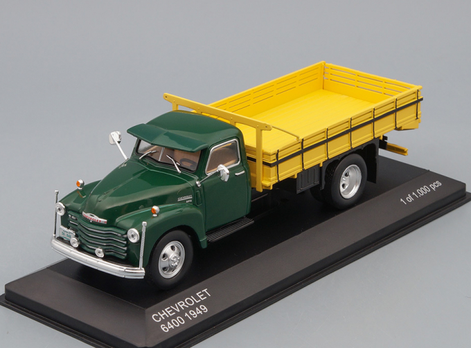 CHEVROLET 6400 (бортовой грузовик) 1949 green / yellow