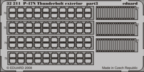 Фототравление для P-47N exterior