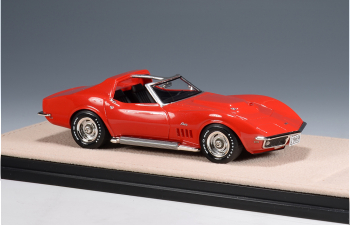 CHEVROLET Corvette Stingray L88 Coupe T-Roof (открытый) (1969) Monza Red