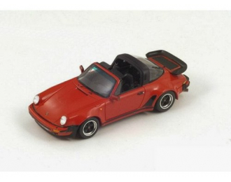 PORSCHE 911 Turbo 3.3 Targa 1989, red