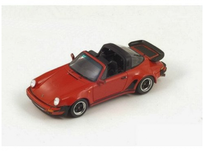 PORSCHE 911 Turbo 3.3 Targa 1989, red