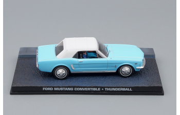 FORD Mustang Convertible Thunderball 1965, Light Blue