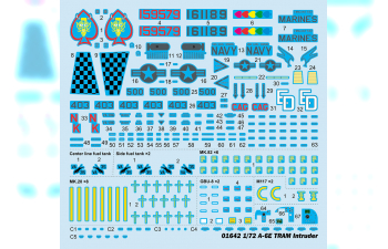 Сборная модель американский самолёт A-6E TRAM Intruder
