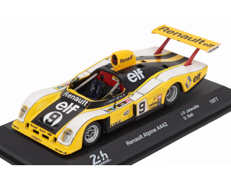 RENAULT Alpine A442 V8 Twin Turbo Team Equipe Renault Elf №9 24h Le Mans (1977) Jean Pierre Jabouille - Derek Bell, Yellow White Black