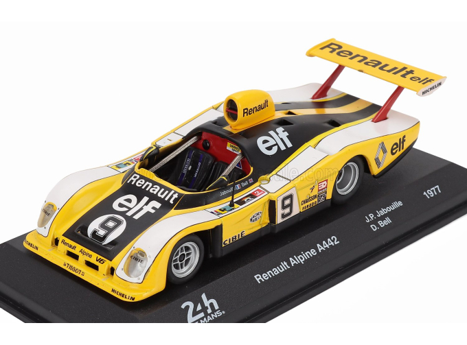 RENAULT Alpine A442 V8 Twin Turbo Team Equipe Renault Elf №9 24h Le Mans (1977) Jean Pierre Jabouille - Derek Bell, Yellow White Black