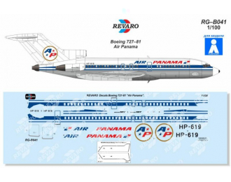 Декаль Boeing 727-81 Air Panama