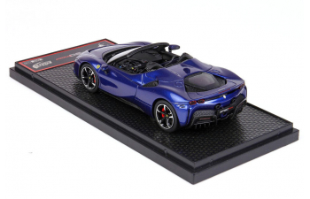 FERRARI SF90 Stradale Hybrid Spider 1000hp open roof (2020), blue