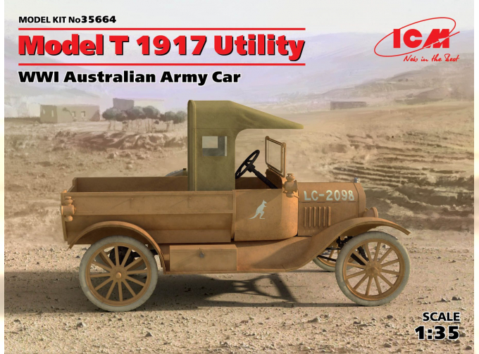 Сборная модель Model T 1917 Utility, Армейский автомобиль Австралии І МВ