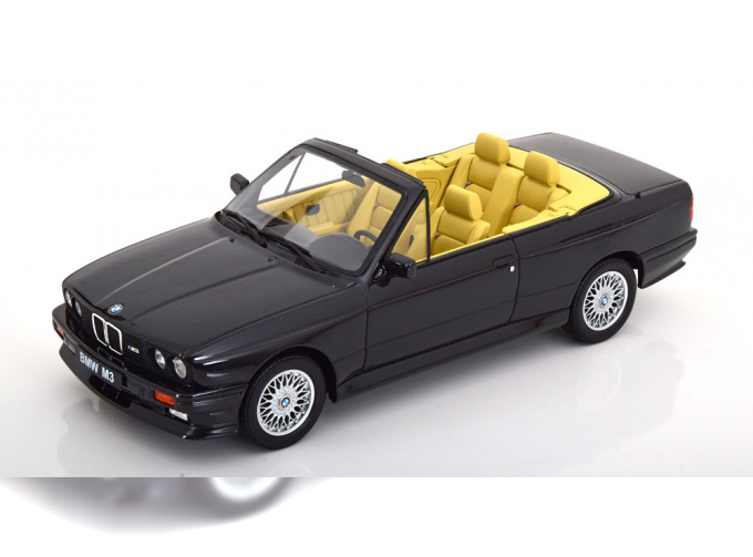 BMW M3 E30 Convertible (1989), black