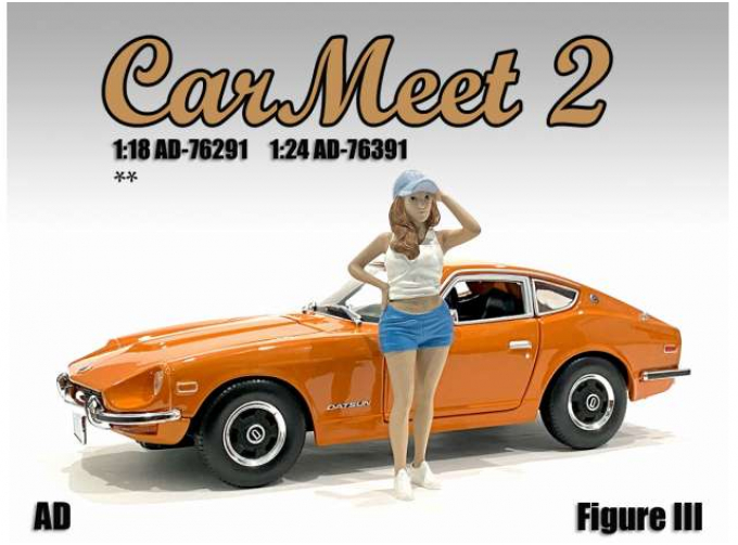 FIGURES GIRL CAR MEET 2 - FIGURE III, WHITE BLUE