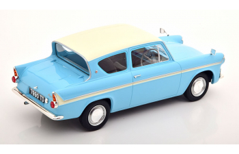 FORD Anglia 105E RHD (1961), light blue white