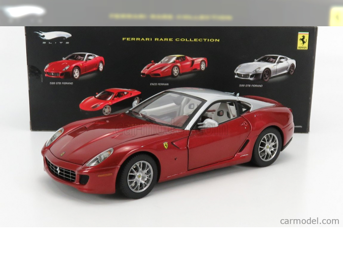 FERRARI 599 GTB Fiorano, red / silver