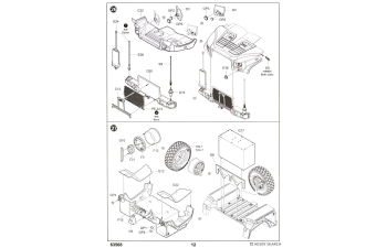 Сборная модель Автомобиль повышенной защищенности M1280 LMTV + полуприцеп M1101