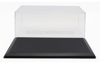 VETRINA DISPLAY BOX Base In Plastica Nera - Plastic Base Black - Lungh.length Cm 33.5 X Largh.width Cm 17.3 X Alt.height Cm 13.0 (altezza Interna Interior Height Cm 11.0), Plastic Display