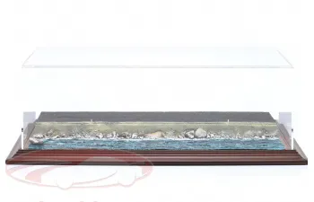 Бокс акриловый с диорамной подставкой "Murefte - Морское побережье"