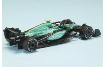 ASTON MARTIN F1 Amr24 Team Aramco Cognizant №14 Season (2024) Fernando Alonso, Green Black