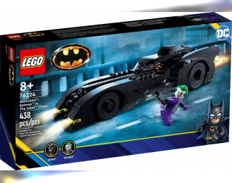 BATMAN Lego - Batmobile - Batman Vs The Joker - 438 Pezzi - 438 Pieces, Black