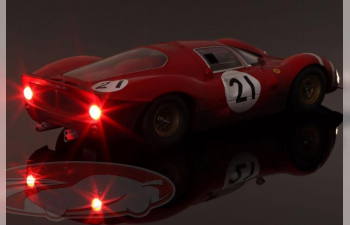 FERRARI 330 P3 Coupe №21 (Dirty & Lights Version) 24h Le Mans, Bandini/Guichet (1966)