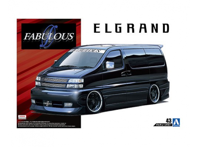 Сборная модель Микроавтобус Nissan Elgrand '00 Fabulous
