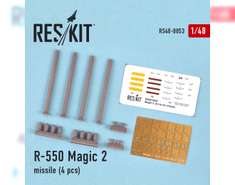 R-550 Magic-2 missile (4 шт.) (Mirage f.1, Mirage 2000, Mirage III, Rafale, Super Etendard)