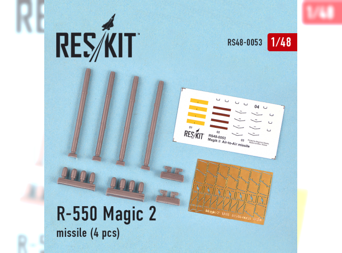 R-550 Magic-2 missile (4 шт.) (Mirage f.1, Mirage 2000, Mirage III, Rafale, Super Etendard)