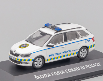 SKODA Fabia III MESTSKA POLICIE (2014), white