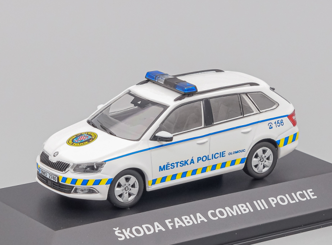 SKODA Fabia III MESTSKA POLICIE (2014), white