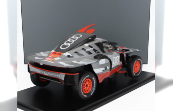 AUDI Q E-tron Rs Team Audi Sport №207 Rally Dakar (2023) Carlos Sainz - Lucas Cruz, Grey Silver Black